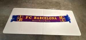 Official FC Barcelona Reversible Knit Fan Scarf